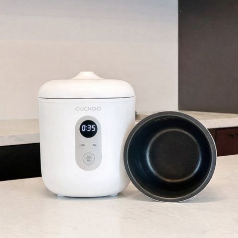 Nồi Cơm Điện Mini Cuckoo CR-0255MW Chính Hãng Hàn Quốc - Dung Tích 0.36L, Tiết Kiệm Điện Cho 1-2 Người, Đa Năng Tiện Lợi