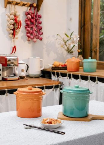 HŨ GỐM CẦU VÒNG KAIYO 1,5L - Đường kính 15cm, cao 16cm