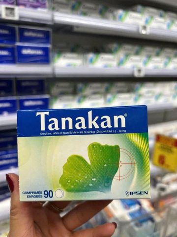 Tanakan hỗ trợ Bổ Não ,giảm tiền đình hộp 90v