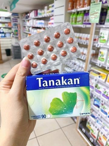 Tanakan hỗ trợ Bổ Não ,giảm tiền đình hộp 90v
