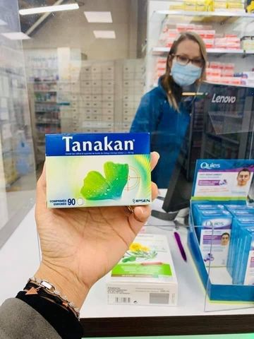 Tanakan hỗ trợ Bổ Não ,giảm tiền đình hộp 90v