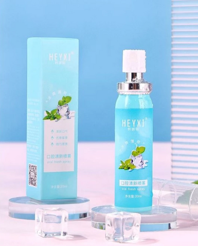 Xịt thơm miệng HEYXI 20ML vị bạc hà kháng khuẩn thơm mát
