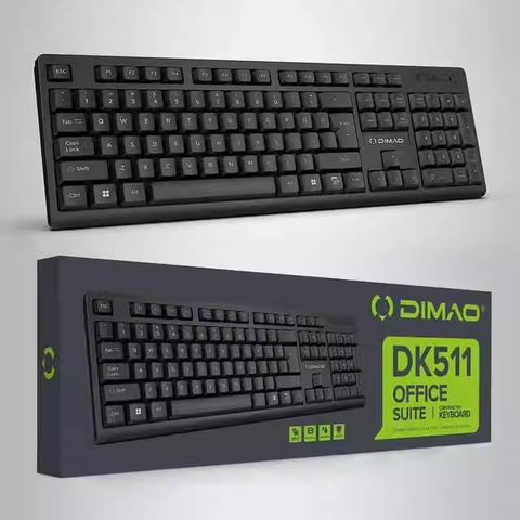 Bộ Bàn Phím Và Chuột Có Dây DT5110  - Combo Văn Phòng Giá Rẻ, Siêu Bền, Bảo Hành 6 Tháng