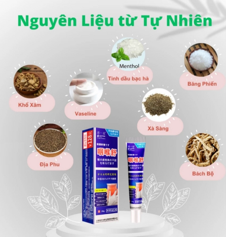 GEL NHẬT BẢN Giảm Viêm Họng,Giảm Đau Rát  chăm sóc vùng cổ họng SENKO Nhật Bản 20g - Gel Mỡ SENKO Dịu Họng Nano Cổ Truyền