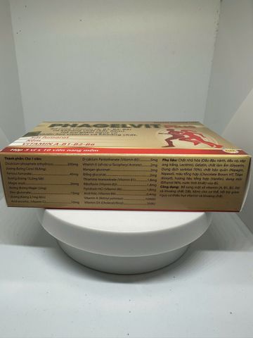 Viên Uống PHAGELVIT PLUS Tăng Cường Vitamin Tổng Hợp, Bồi Bổ Cơ Thể, Tăng Cường Sức Đề Kháng - Hộp 30 Viên