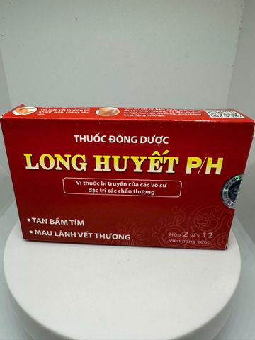 Long Huyết P/H Phúc Hưng – HỖ TRỢ TAN BẦM TÍM, HỖ TRỢ LÀNH VẾT THƯƠNG