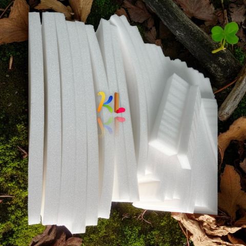 sỉ 50 Miếng Xốp dẻo xốp foam 5cmx15cm dày 3-5-7cm  cốt xốp dùng cắm 1-5 bông Hoa sáp .hoa nhũ .hoa khô hoa lụa