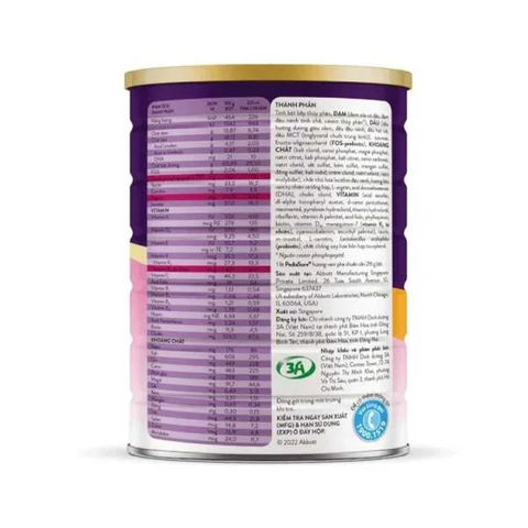 Sữa Pediasure BA cho bé 1,6kg ÍT NGỌT (1-10 tuổi)