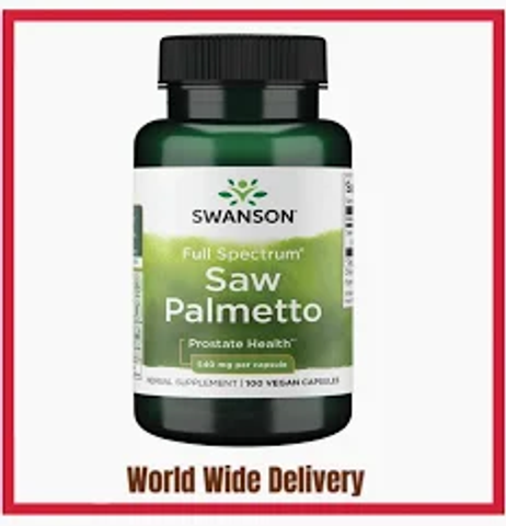 Viên uống Swanson Saw Palmetto USA 100 viên