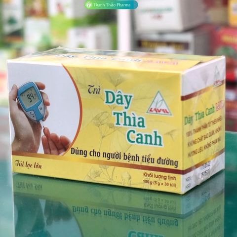 [Chính Hàng] Trà Dây Thìa Canh Lava Hộp 30 gói Hỗ trợ tiểu đường