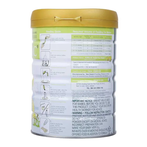 Sữa Purelac Newzeland 800gr