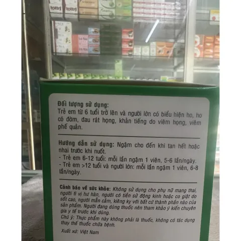 KẸO NGẬM ONG VÀNG - HỘP 20 GÓI - GÓI 8 VIÊN