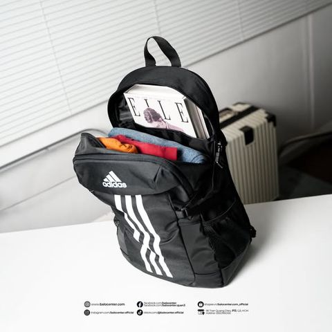 Balo Adidas Power VI Đen HB1324 48x30x19cm Đựng Laptop Tiện Lợi