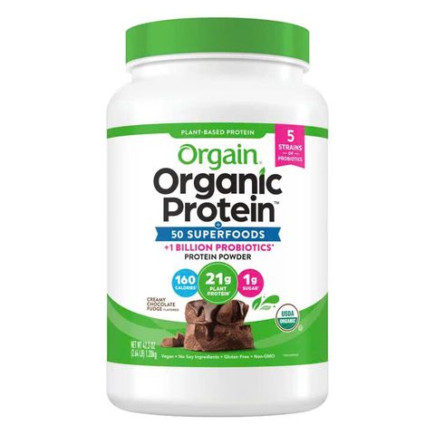 Bột Protein Hữu Cơ Orgain 1.2kg - Siêu Thực Phẩm Đậu Nành Chocolate Fudge Từ Mỹ, 21g Đạm Trong 1 Liều