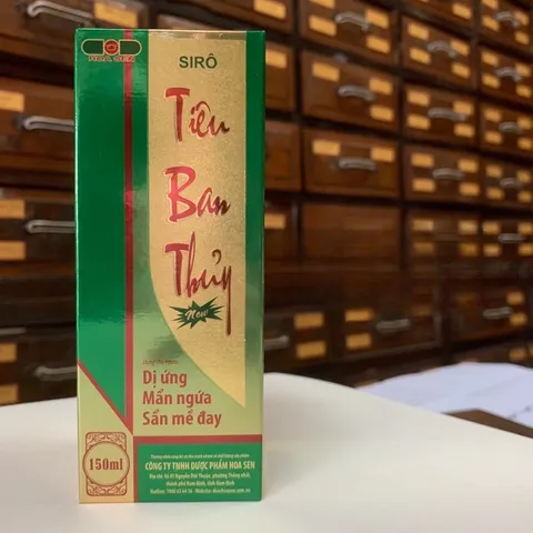 Tiêu Ban Thủy - phong ngứa dị ứng mề đay - Tiêu Ban Thuỷ