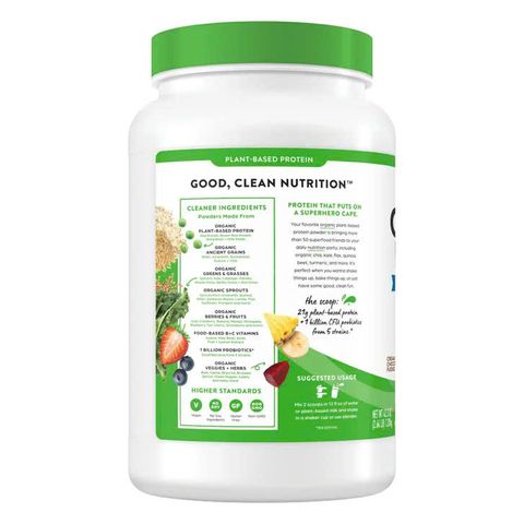 Bột Protein Hữu Cơ Orgain 1.2kg - Siêu Thực Phẩm Đậu Nành Chocolate Fudge Từ Mỹ, 21g Đạm Trong 1 Liều