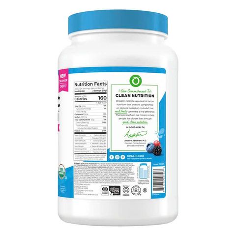 [Mỹ] Bột Protein hữu cơ Orgain Organic Protein 1.2kg
