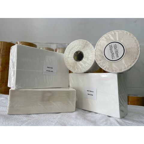3 Cuộn Giấy in nhiệt 75x100 Tem DECAL A7 giấy in vận đơn, đơn hàng - 1 Cuộn 75*100mm DÁN ĐƯỢC
