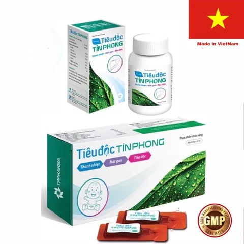 Tiêu độc Tín Phong - Dạng lọ 60 viên và ống siro