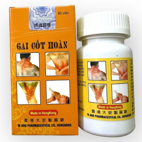 Viên uống Gai cốt hoàn hỗ trợ đau nhức xương khớp chính hãng