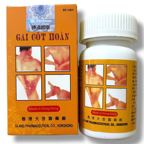 Viên uống Gai cốt hoàn hỗ trợ đau nhức xương khớp chính hãng