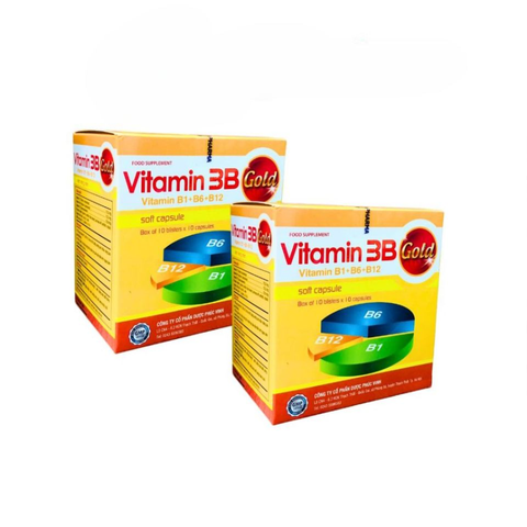 Viên Uống Vitamin 3B Gold PV (B1 B6 B12)