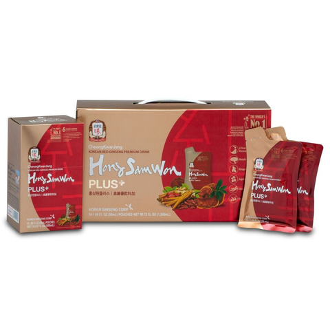 Nước hồng sâm HONG SAM WON PLUS hộp 30 gói 50ml.[1500ml]