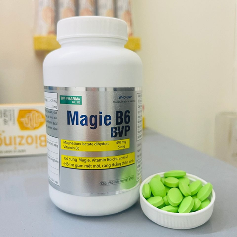 Viên uống bổ sung Magie B6 250 viên