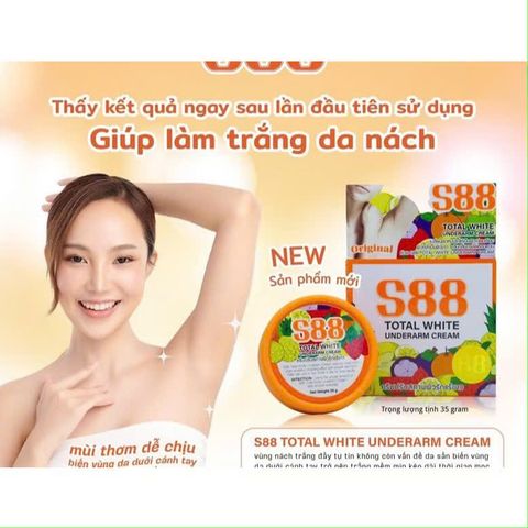 Kem trắng nách 88 Thái Lan, kem giảm thâm nách thâm mông, khử mùi hôi nách