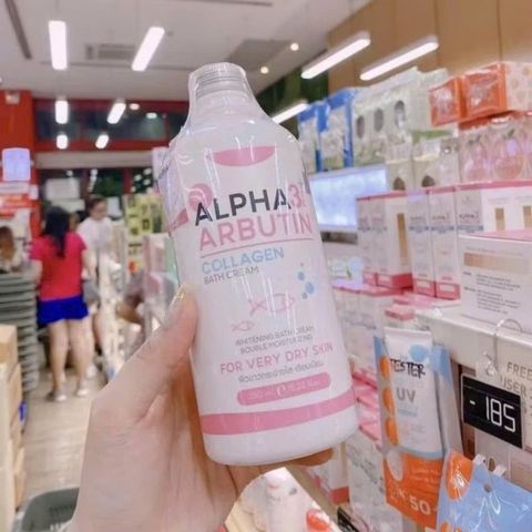 Sữa Tắm Trắng Da Alpha Arbutin 3+ Plus 350ML Dưỡng Trắng( ko vòi) - hàng chuẩn nội địa Thái Lan