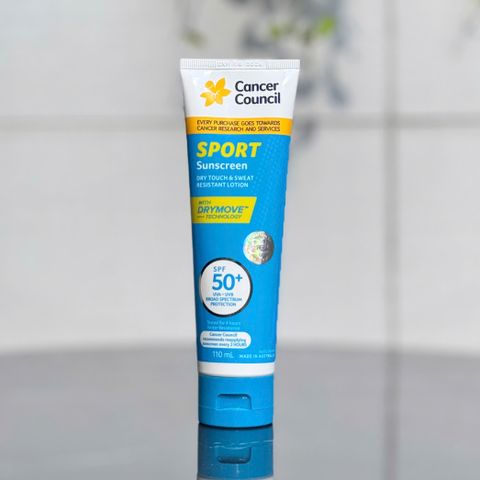 Kem Chống Nắng Thể Thao SPF50+ Cancer Council Sport 110ml Khô Ráo Chống Nước Ngoài Trời Kháng Mồ Hôi