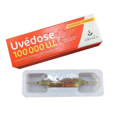 [Hàng Pháp] Vitamin D3 Uvedose 100.000 U.I. - Tăng Đề Kháng, Hỗ Trợ Xương Khỏe, Dễ Uống Cho Trẻ Em Và Người Lớn