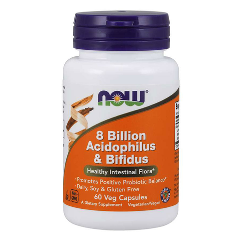 Viên uống lợi khuẩn Now Foods 8 Billion Acidophilus And Bifidus