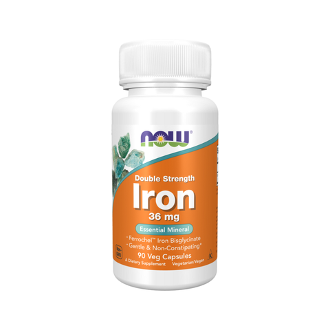 Viên uống Now Double Strength IRON 36mg