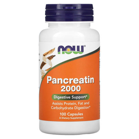 Viên uống NOW Pancreatin hỗ trợ tiêu hóa