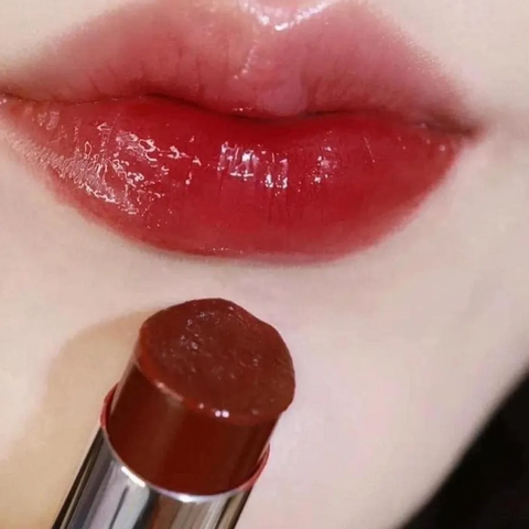 (Cao cấp)Son Dưỡng Yves Saint Laurent YSL Rouge Volupte Candy Glaze 06 Burgundy Temptation Màu Đỏ Mận  Chính hãng