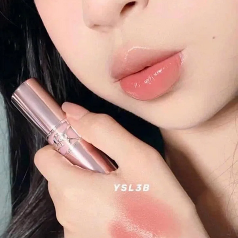 (Cao cấp)Son Dưỡng Yves Saint Laurent YSL Loveshine Candy Glow Màu 3B Rosewood Blush Màu Hồng Gỗ  Chính hãng