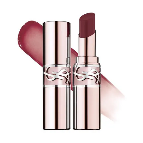 (Cao cấp)Son Dưỡng Yves Saint Laurent YSL Loveshine Candy Glow 5B Nude Crush Màu Đỏ Nâu  Chính hãng