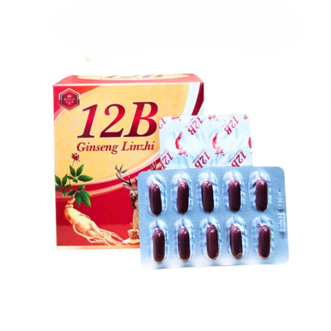 Viên Uống 12B Ginseng Linzhi Tăng Cường Sức Khỏe