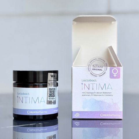 Lactobact Intima Đức Hộp Viên Uống Lợi Khuẩn Vùng Kín Hỗ Trợ Cân Bằng pH Hệ Vi Sinh Nữ