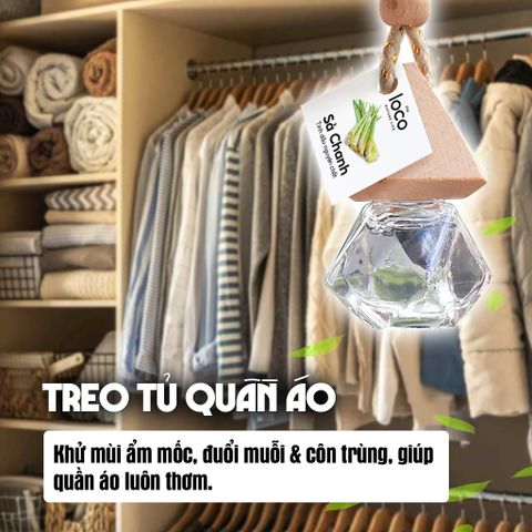 Tinh Dầu Treo Xe Ô Tô, Giảm Say Xe Giúp Tỉnh Táo Tập Trung, Tinh Dầu Nguyên Chất