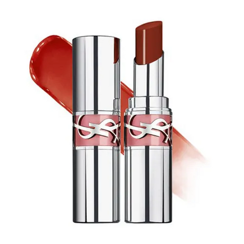 (Cao cấp)Son Dưỡng Yves Saint Laurent YSL Loveshine 122 Caramel Swirl Màu Đỏ Đất  Chính hãng