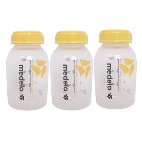 Bộ 3 bình trữ sữa Medela 150ml chính hãng, tiện dụng