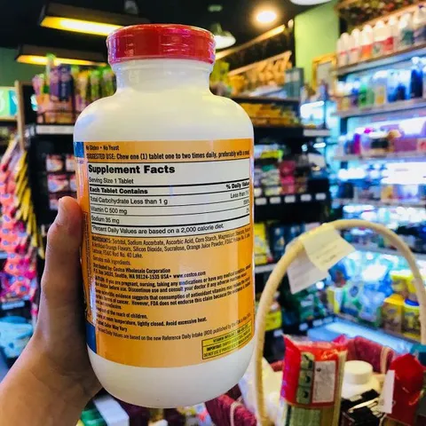 Thực phẩm chức năng Viên uống bổ sung vitamin C 500mg Kirkland 500 viên của Mỹ 659361