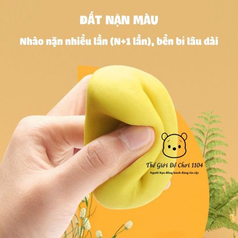 Bộ đất nặn làm mì cho bé chất liệu bột mì giúp bé phát triển sáng tạo và vận động tinh, thegioidochoi1104