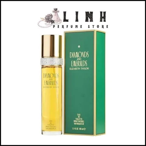 Nước hoa nữ Elizabeth Taylor Diamonds & Emeralds Eau De Toilette EDT 100ml - linhparfum.