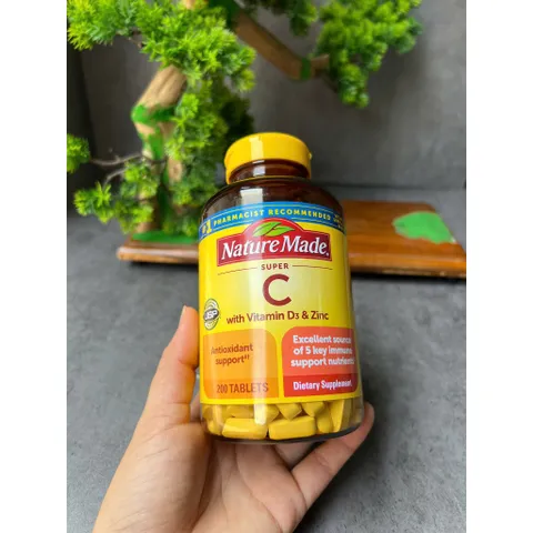 Viên uống Nature Made Super C hàng Mỹ