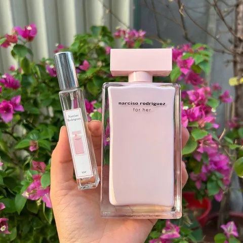 Mẫu thử 10ml Narciso rodriguez for her edp nar hồng nhạt chiết 10ml 659458