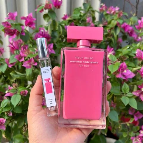 Mẫu thử 10ml Nước hoa nữ Narciso Rodriguez Fleur Musc for Her nar hồng đậm chiết 10ml 659474