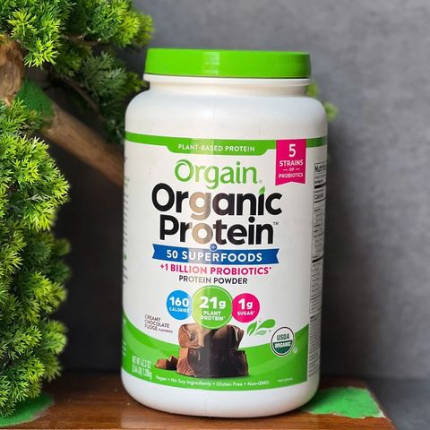 Thanh lí tem xấu Bột bổ sung đạm Orgain Organic Protein vị socola 659488